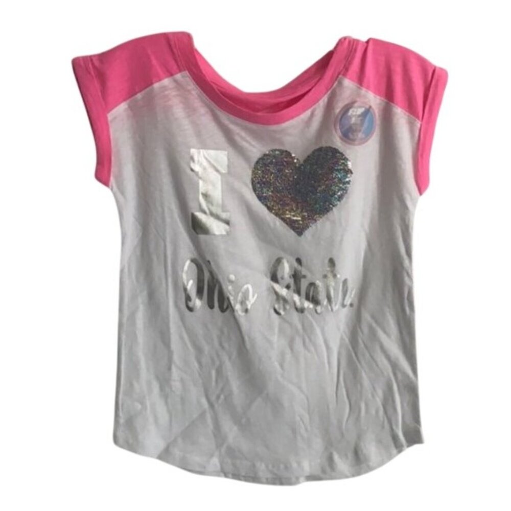 Ohio State Buckeyes T-shirt youth size M with reversible sequins New